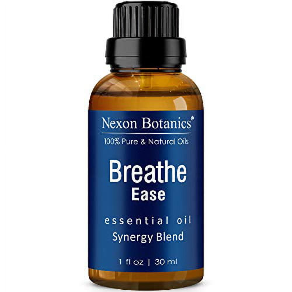 Breathe Essential Oil Blend - Calming Drops for Easy Breathing, Sweet  Dreams and Relaxation, Mix of Peppermint, Lavender and Eucalyptus Oils  Ideal for
