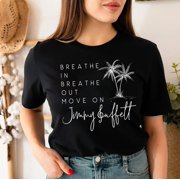 T-Shirt Jimmy Buffett Coton Noir - Toutes Tailles S à 5XL - Neuf Avec étiquettes - Cadeau Fans