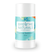 Summer Seabreeze Deodorant - 24 Hour Freshness - Aluminum Free & Vegan - For Sensitive Skin, Men, Women & Kids - 2.6 oz Stick - Made in the USA