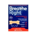 thumbnail image 1 of Breathe Right Extra Strength Nasal Strips for Drug-Free Congestion Relief, Tan, 26 Count - Pack of 2, 1 of 4