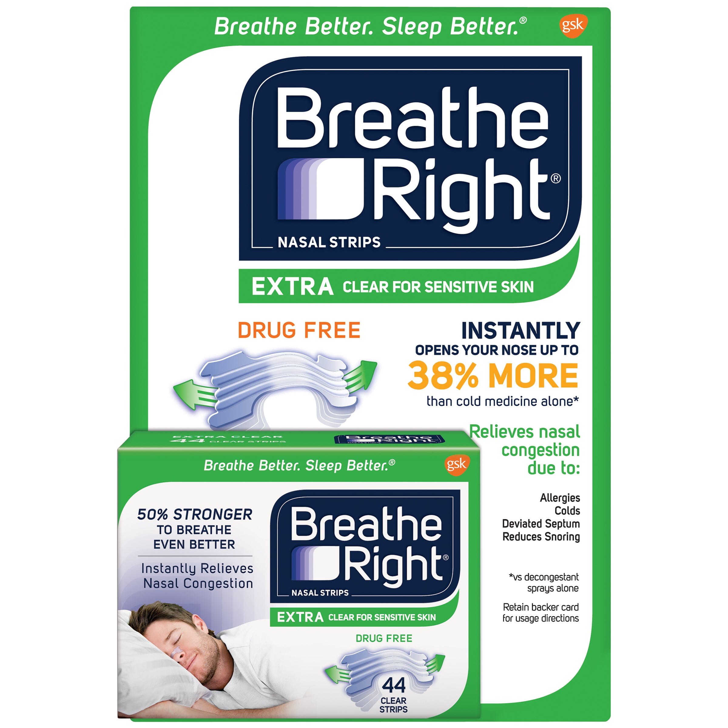 Large Breathe Right Nasal Strips