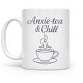 thumbnail image 1 of Breathe and Chill 11 oz Coffee Mug - Pastel for Mindful Self-Care Lovers White Ceramic Gift, 1 of 7