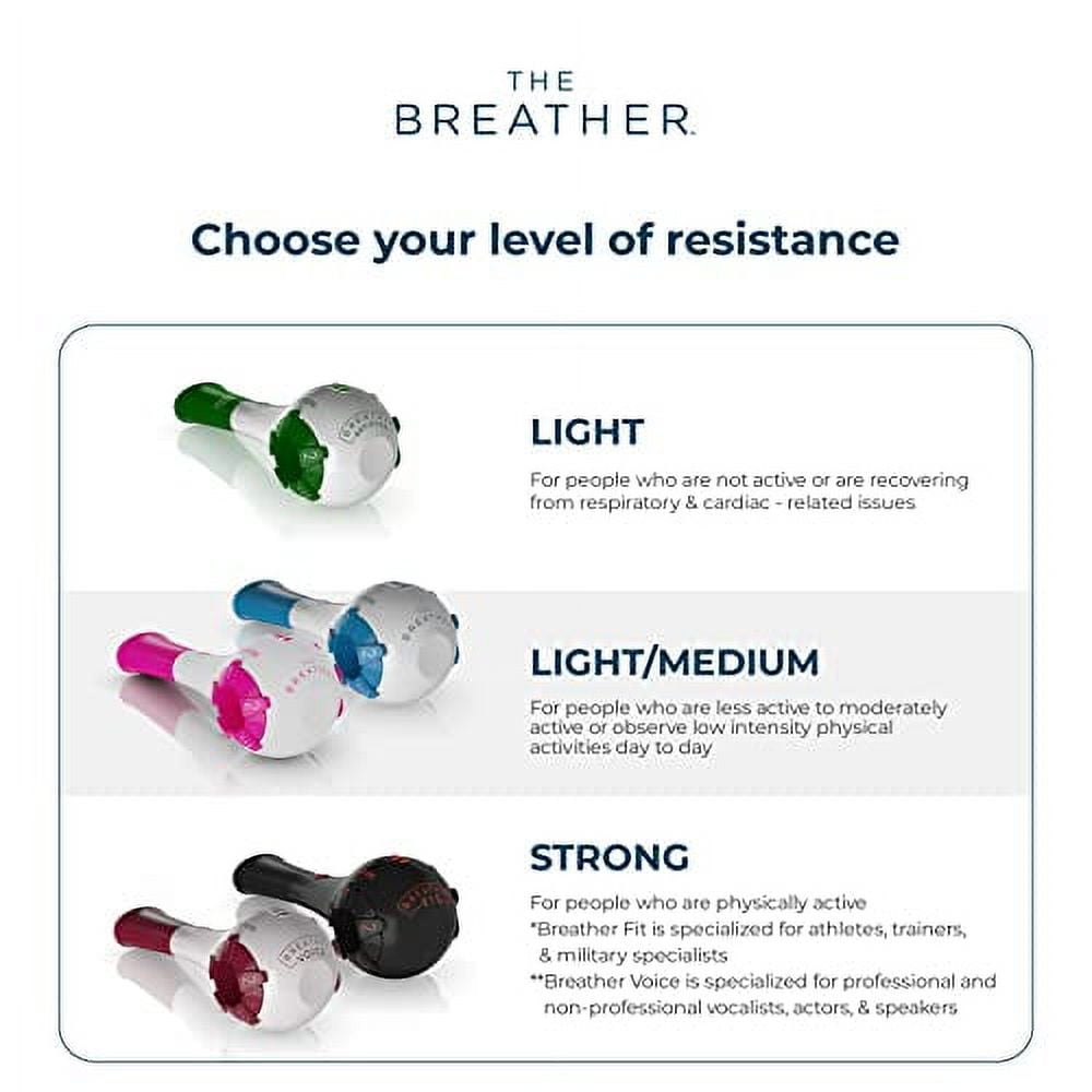 Breather Recover Natural Breath, Lung, & Mouth Exercise Device