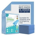 thumbnail image 1 of Breatheze Incontinence Bed Pads – Extra Large Disposable Underpads for Adults, Kids, and Pets – Heavy Duty Absorbent Padding, Waterproof Under Pee Protector Pad with 375 LB Capacity - 10 Pack, 1 of 5