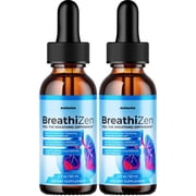 BreathiZen   Advance Formula Liquid Drops Clear Breathing Support, 2 Pack, 2 Month Supply