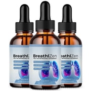 BreathiZen Respiratory Blend Drops Advanced Formula Lung Support Breathi Zen 3 Pack