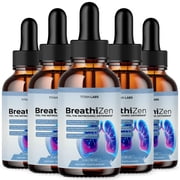 BreathiZen Respiratory Blend Drops Advanced Formula Lung Support Breathi Zen 5 Pack