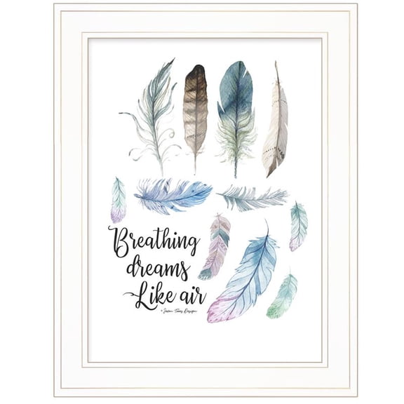 Breathing Dreams Like Air by Seven Trees Design Printed Art Wood Multi-Color