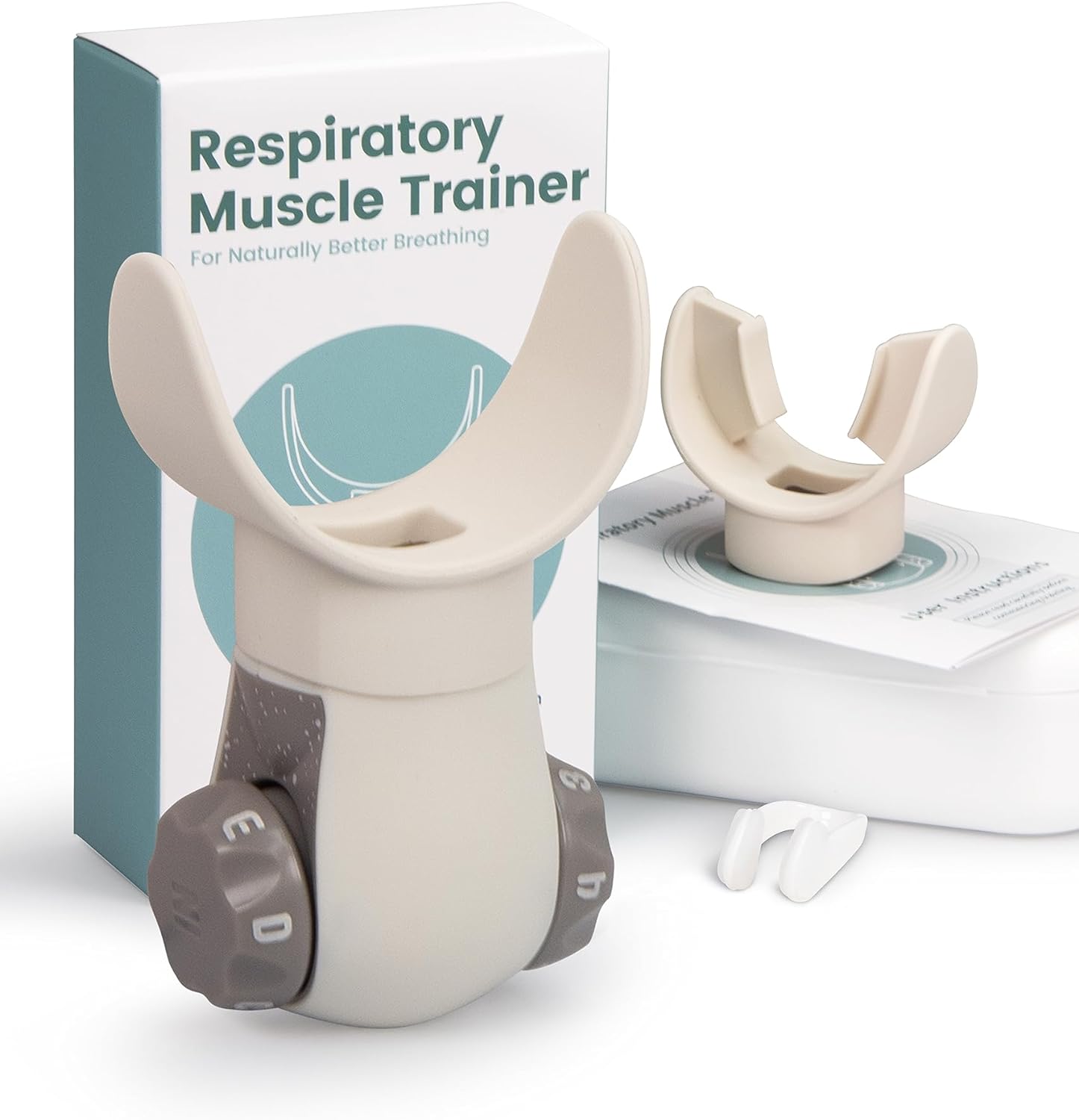 Breathing Exercise Device,Breathers Trainers Exerciser with Adjustable