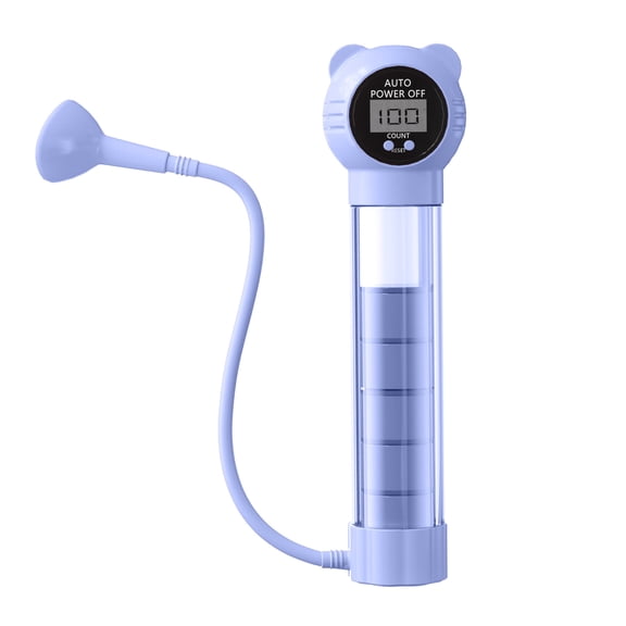 Breathing Exercise Device for Lung Capacity and Abdominal Muscle Training Blue