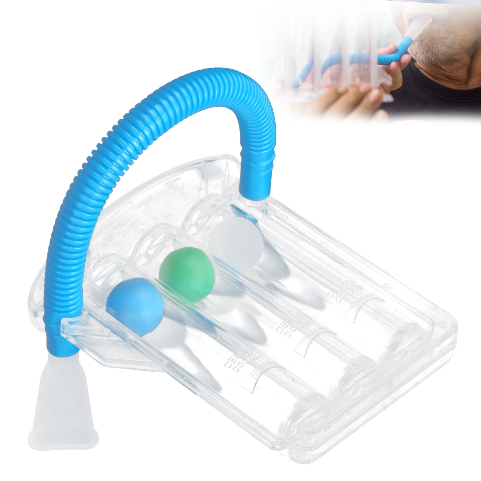 Breathing Exerciser Deep Breathing Lung Exerciser Device 3 Balls Vital
