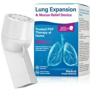 Breathing Lung Expander, Mucus Removal Device, Hand-Held Breathing Trainers, Improves Lung Capacity
