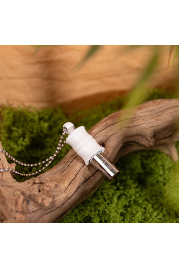 Breathing & Meditation Tuning Necklace 528 hz Whistle Necklace Breathwork Necklace Mindfulness Device for Anxiety & Stress Relief through Sound Healing Mindfulness and Meditation Gifts