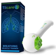Tilcare Food-grade Materials Adjustable Resistance Respiratory Tool Kegel Exerciser, White, Green