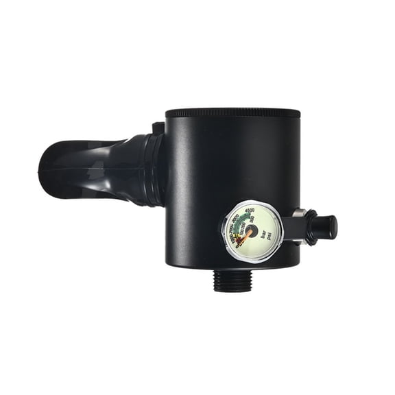 Breathing Valves Head Diving Regulator Breather with Gauge Breathing Tube Diving Regulator for Diving Underwater