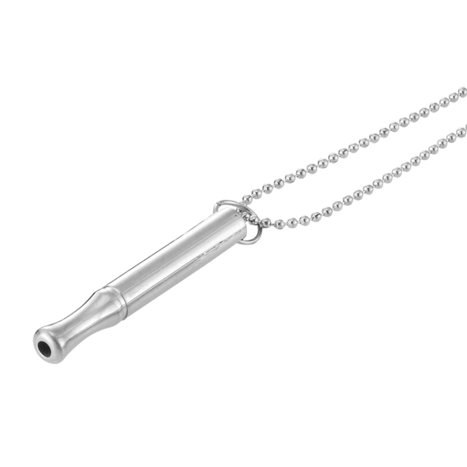 Nivofu 2 Pcs Breathlace Stop Vaping Necklace, Anxiety Whistle Breathing Necklace In 2 Colors - Foto 2