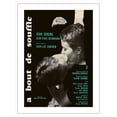 thumbnail image 1 of Breathless (Á Bout de Souffle) - Director Jean-Luc Godard - Screenplay Francois Truffaut - Vintage French Film Movie Poster c.1959 - Bamboo Fine Art 290gsm Paper (Unframed) 12x16in, 1 of 4