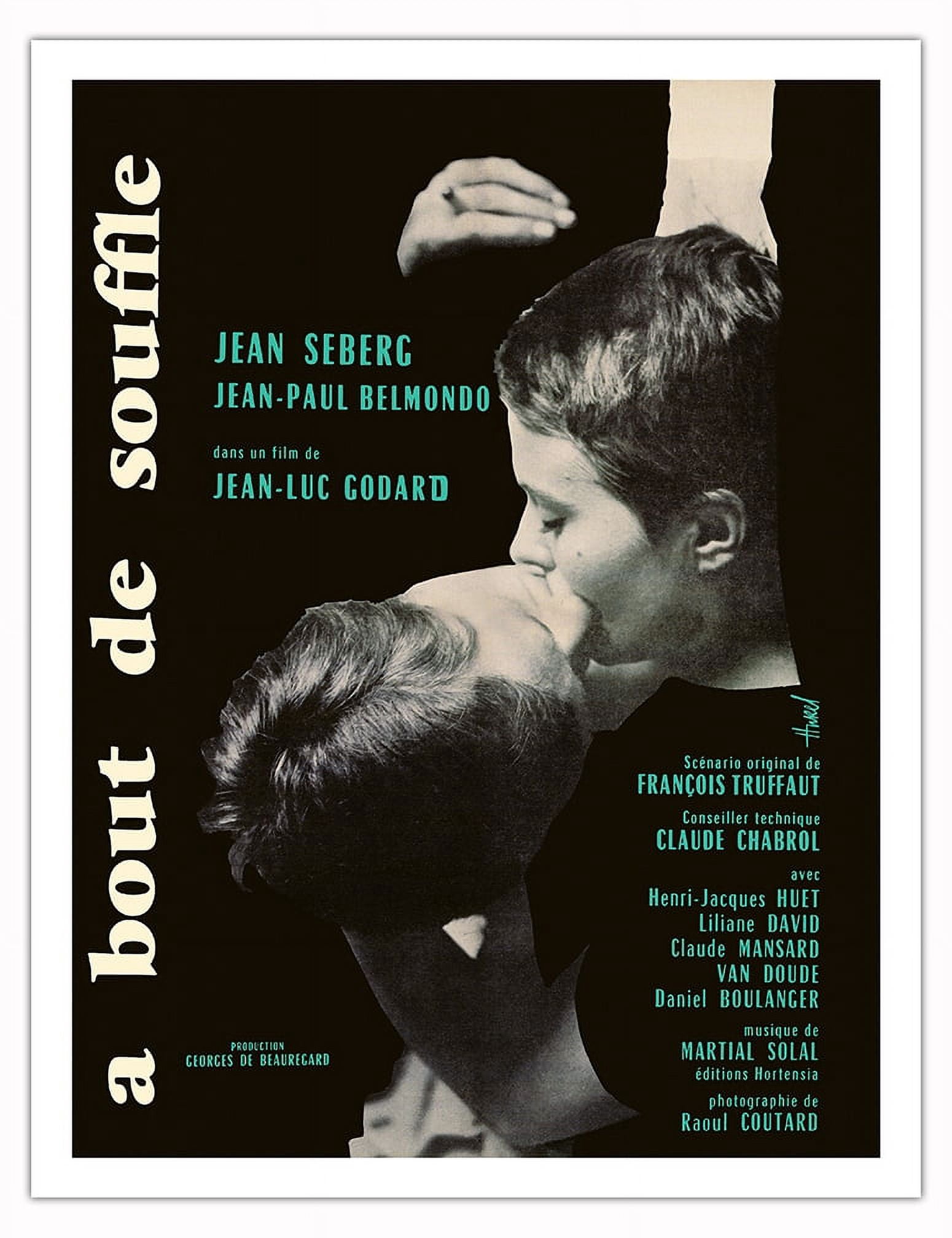 Screenwriting Posters Breathless (Á Bout de Souffle) - Director Jean-Luc Godard - Screenplay ...