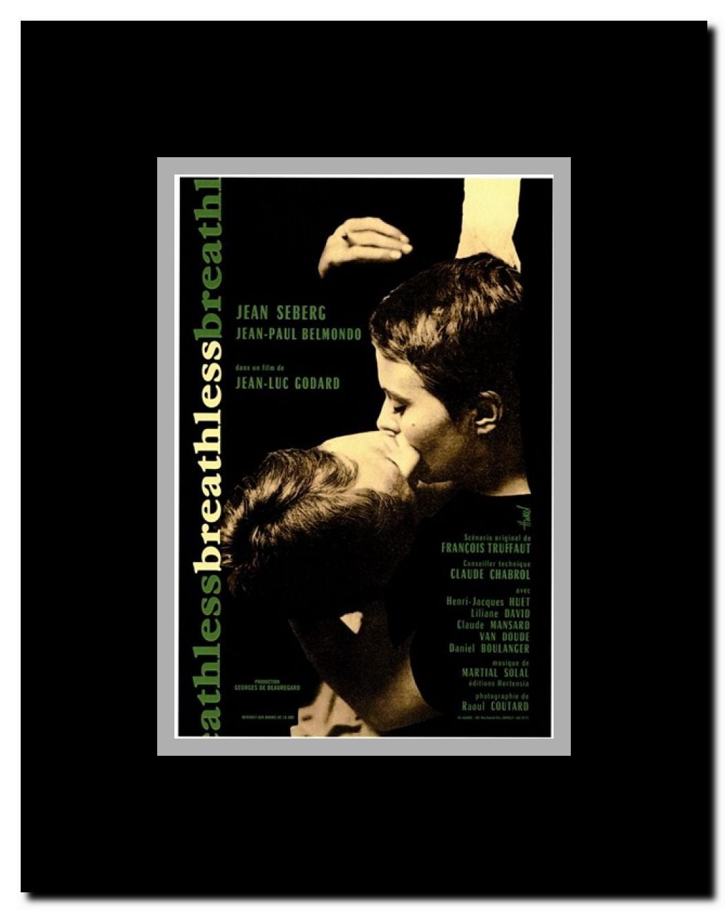 Breathless Framed Movie Poster