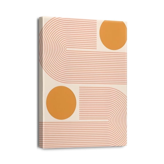 Breathtaking Boho Wall DecorMid-Century Modern Sky Art on Canvas - Great for Living Room, Bedroom, Kitchen, Bathroom, Home Office - 12x16inch.