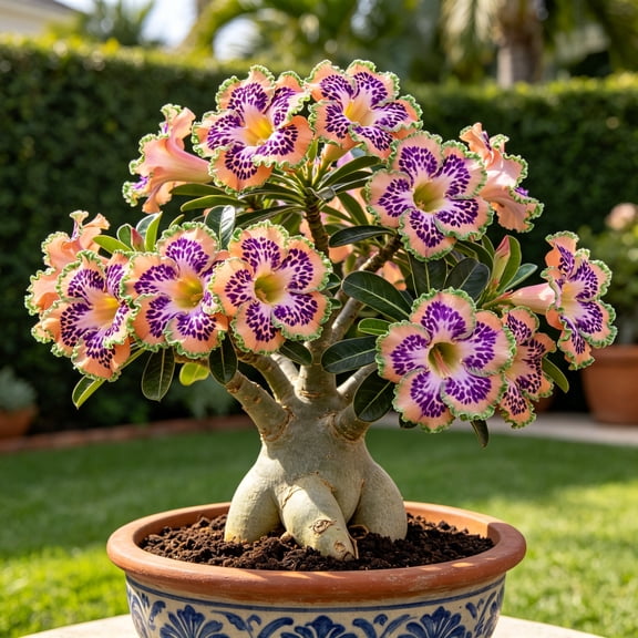 Breathtaking Desert Rose for Nurturing - One‑of‑a‑Kind Florals / Striking Beauty / Perfect for Balconies & Yard Plots