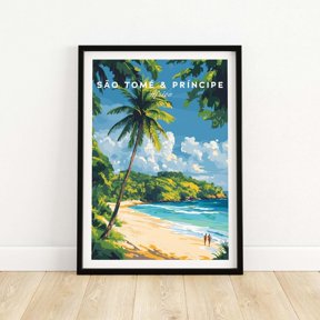 Breathtaking So Tom amp Prncipe Beach Poster Prints