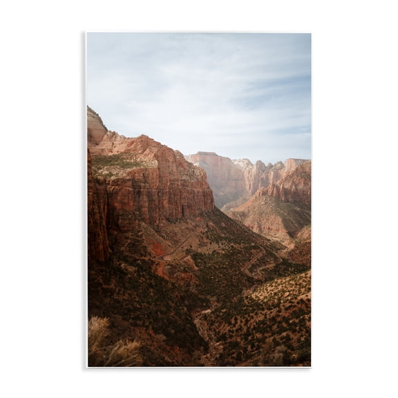 Stupell Industries Breathtaking Zion Canyon View Wall Plaque Art, design by Jade Sharp Photo, 15 x 10