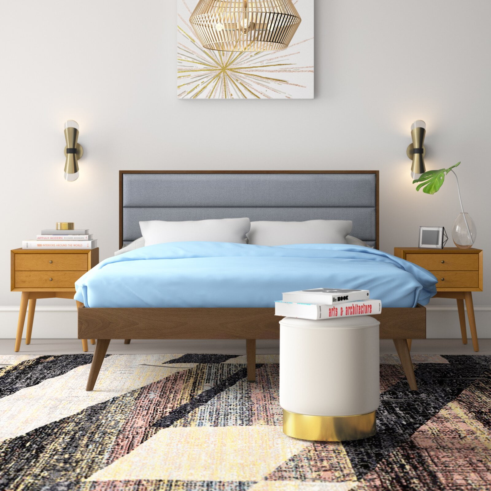Breaux queen upholstered platform bed deals