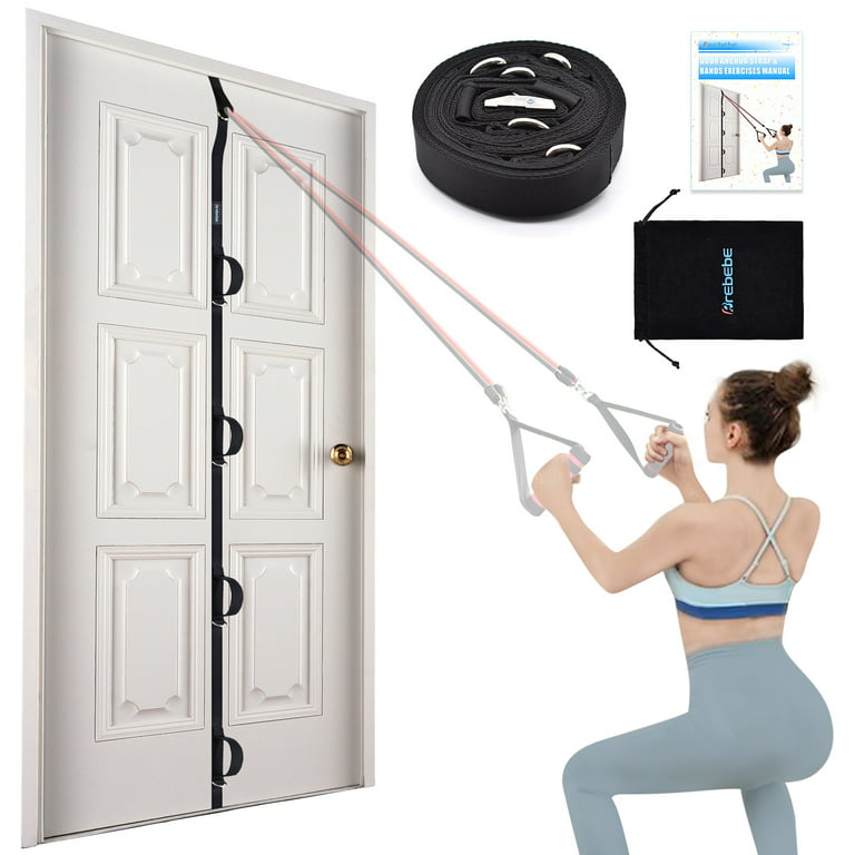 Brebebe Door Anchor Strap for Resistance Bands Exercises, Multi Point  Anchor Gym Attachment for Home Fitness, Portable Door Band Resistance  Workout