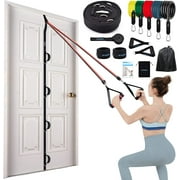 Brebebe Nylon Door Anchor Strap for Resistance Bands Exercises, Multi Point Anchor Gym Attachment