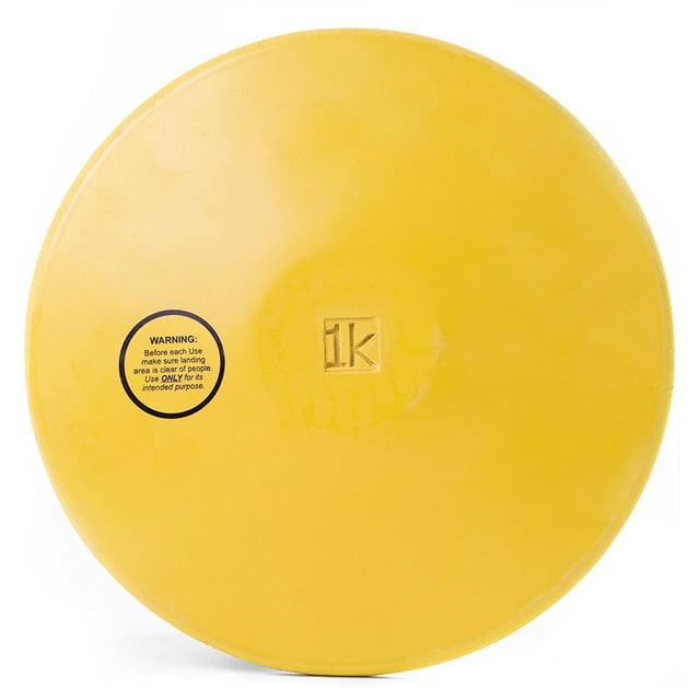 Brebelly Crown Sporting Goods 1kg Rubber Practice Discus Women & High