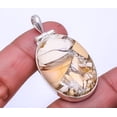 thumbnail image 1 of Brecciated Mookaite - Australia Gemstone 925 Sterling Silver Pendant 1.72" P27, 1 of 2