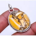 thumbnail image 1 of Brecciated Mookaite - Australia Gemstone 925 Sterling Silver Pendant 1.76" P42, 1 of 2