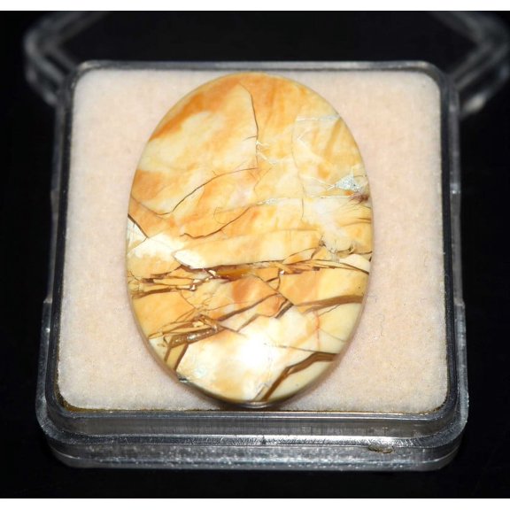 Brecciated Mookaite Jasper Cabochon, Mookaite Jasper Gemstone 22.80 Cts