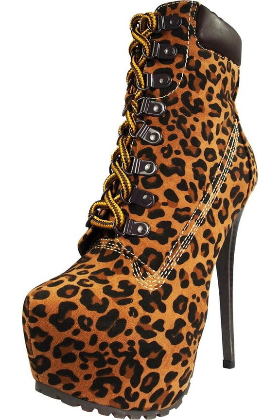 Women Blazer-11 Boots 39221-7B(M)US Leopard