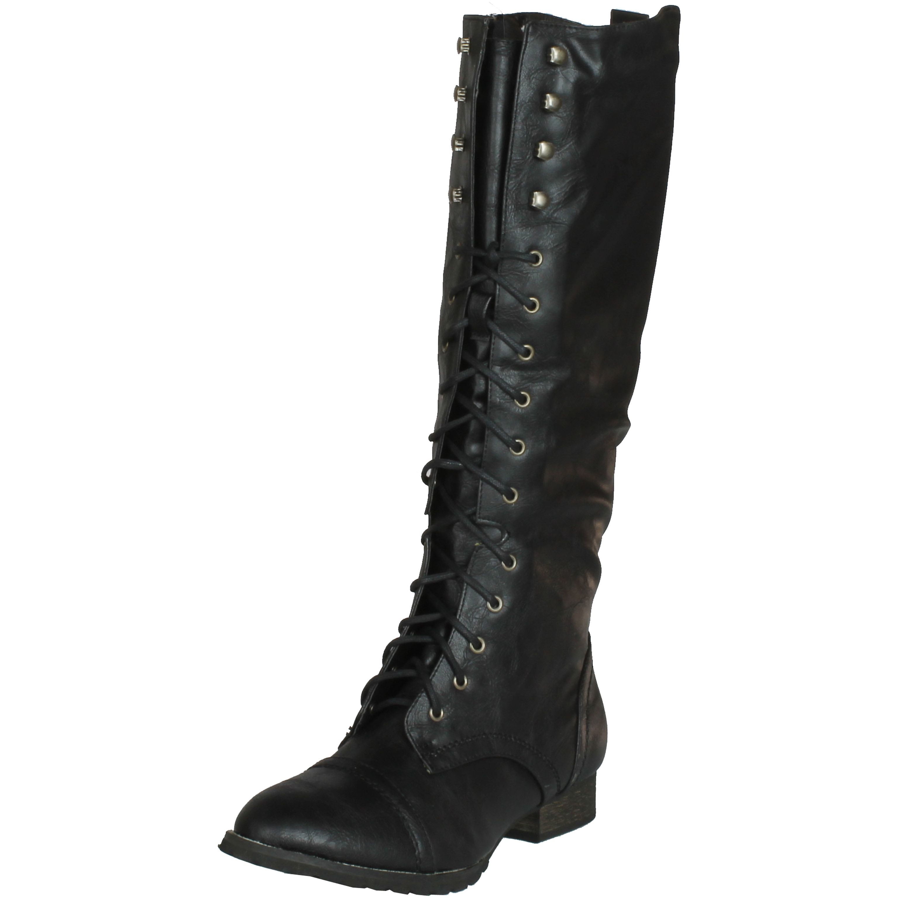 Breckelles Women Outlaw 13 boots Black. 9 Walmart