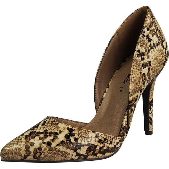 Breckelles - Women's Mavis Pointed Toe Single Soles Pump 39218-6B(M)US Beige-24