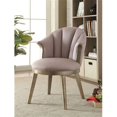 thumbnail image 1 of Brecken Accent Chair, Light Lavender Fabric & Champagne Gold, 1 of 1