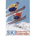 thumbnail image 1 of Breckenridge, Colorado, Vintage Skiers (24x36 Giclee Gallery Art Print, Vivid Textured Wall Decor), 1 of 3