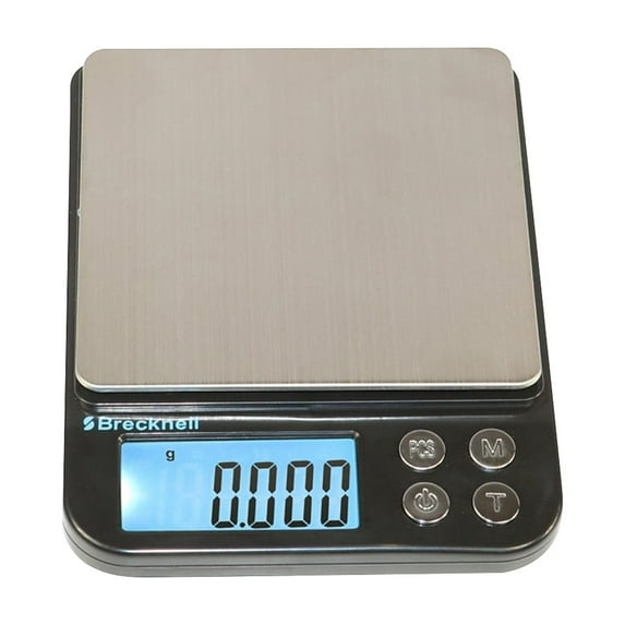 Brecknell EPB Digital Scale 1.1lb. Capacity Black/Silver (EPB-500G)