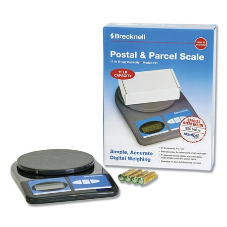 Brecknell Model 311 -- 11 lb. Postal/Shipping Scale, Round Platform, 6\\" dia