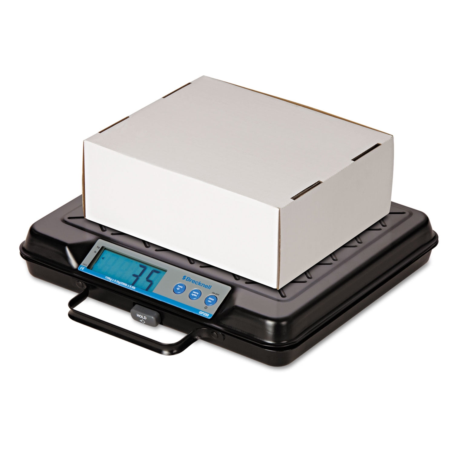 Brecknell 400 lb. Portable Shipping Scale 400 lb 181 kg Maximum Weight  Capacity White - Office Depot