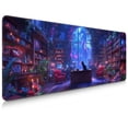 thumbnail image 1 of Brecoy Extended Large Gaming Mouse Pad, 31.5" x 11.8" Desk Mat with Stitched Edges, Waterproof Non-Slip Rubber Base, Desk Protection for Home Office & Gaming, 1 of 7