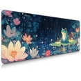 thumbnail image 1 of Brecoy Extended Large Gaming Mouse Pad, 31.5" x 11.8" Desk Mat with Stitched Edges, Waterproof Non-Slip Rubber Base, Desk Protection for Home Office & Gaming, 1 of 7