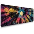 thumbnail image 1 of Brecoy Extended Large Gaming Mouse Pad, 31.5" x 11.8" Desk Mat with Stitched Edges, Waterproof Non-Slip Rubber Base, Desk Protection for Home Office & Gaming, 1 of 7