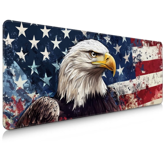 Brecoy Extended Large Gaming Mouse Pad, 31.5" x 11.8" Desk Mat with Stitched Edges, Waterproof Non-Slip Rubber Base, Desk Protection for Home Office & Gaming