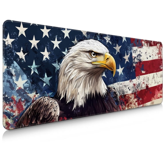 Brecoy Extended Large Gaming Mouse Pad, 31.5" x 11.8" Desk Mat with Stitched Edges, Waterproof Non-Slip Rubber Base, Desk Protection for Home Office & Gaming