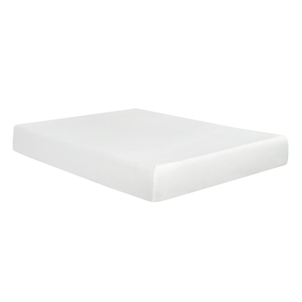 Bree 10 Inch Plush XL Twin Size Mattress with Gel Foam, Aloe Vera