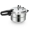 BreeRainz 5.3qt Pressure Cooker, Induction Compatible w/ Stainless