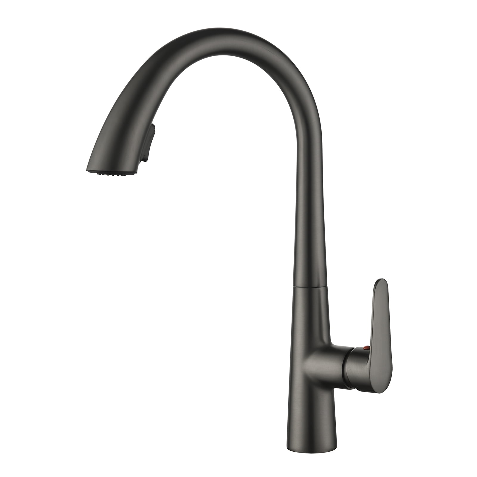 BreeRainz Kitchen Faucets with Pull Down Sprayer, Single Hole Pull Out Sink faucets for Kitchen